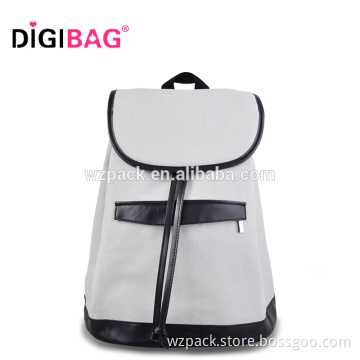 Cute Bow Lace Casual Canvas Backpack Rucksack Day pack School Bag College Bag